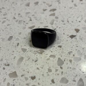 Black Signet Ring